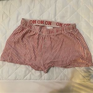 Colsie Ho Ho Ho Pajama Shorts